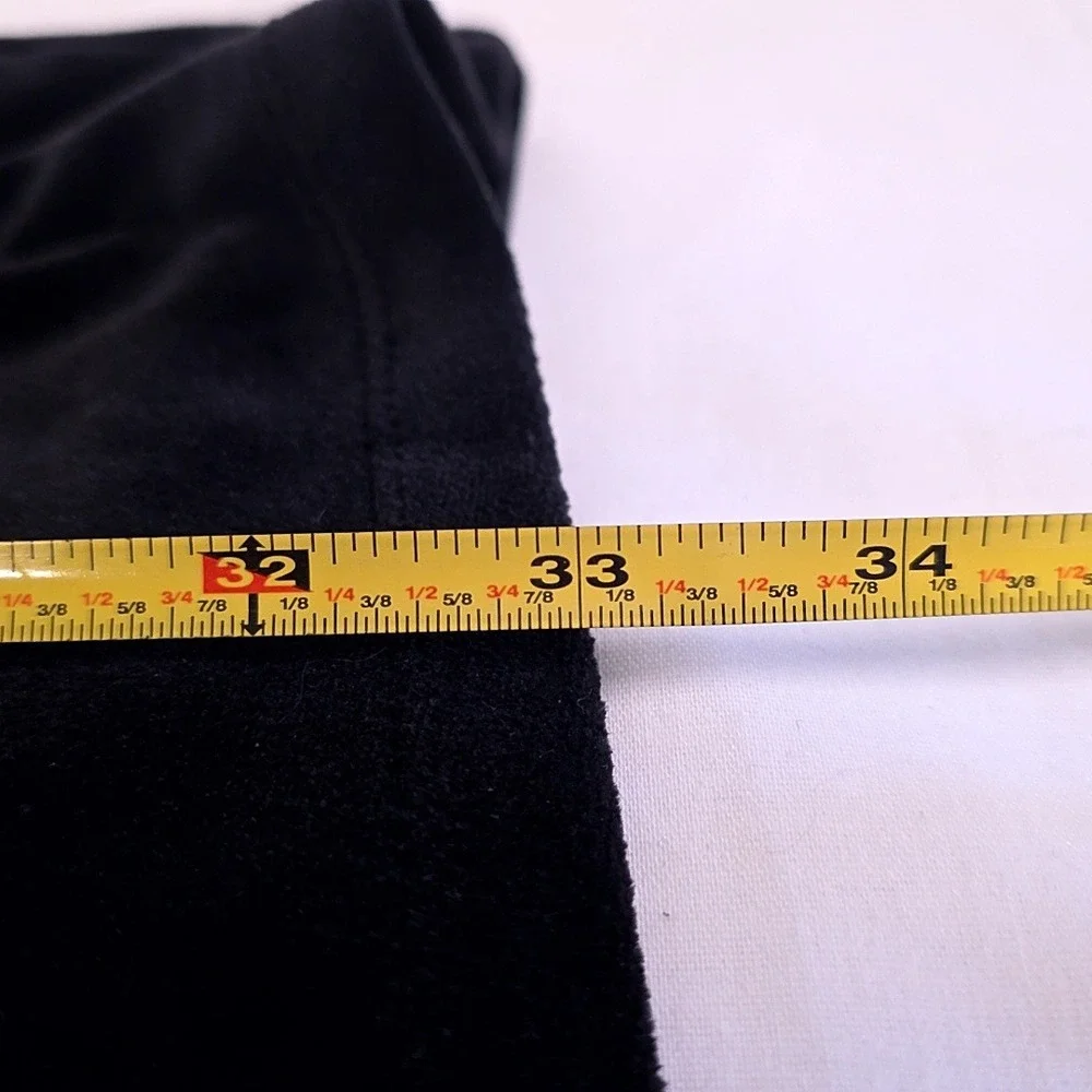 Torrid Sleep Dress Womens 0 Black Velour Hooded V-Neck Kangaroo Pocket Sleepwear
